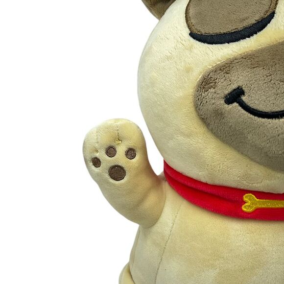 Puppy Dog Pals Rolly Plush 13" Disney Store Cuddleez Squishy Soft Brown Pug Dog - Picture 6 of 10